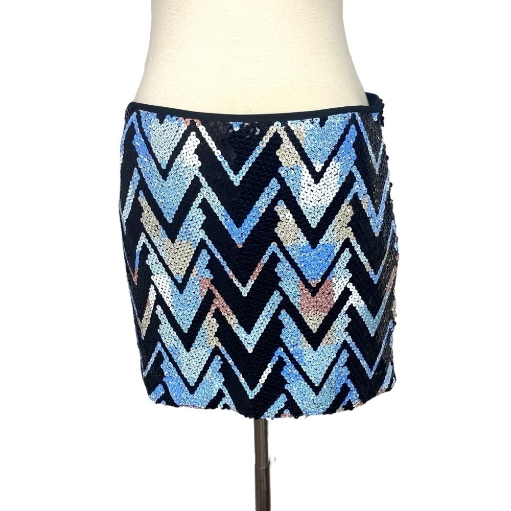Mustard Seed Women's Sequin Mini Skirt Medium